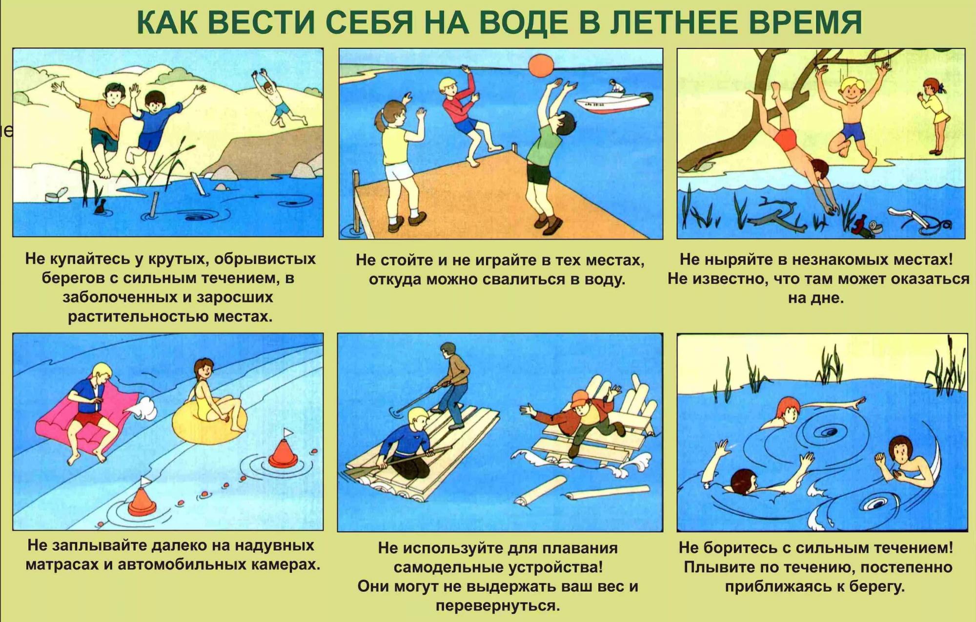 памятка на воде.